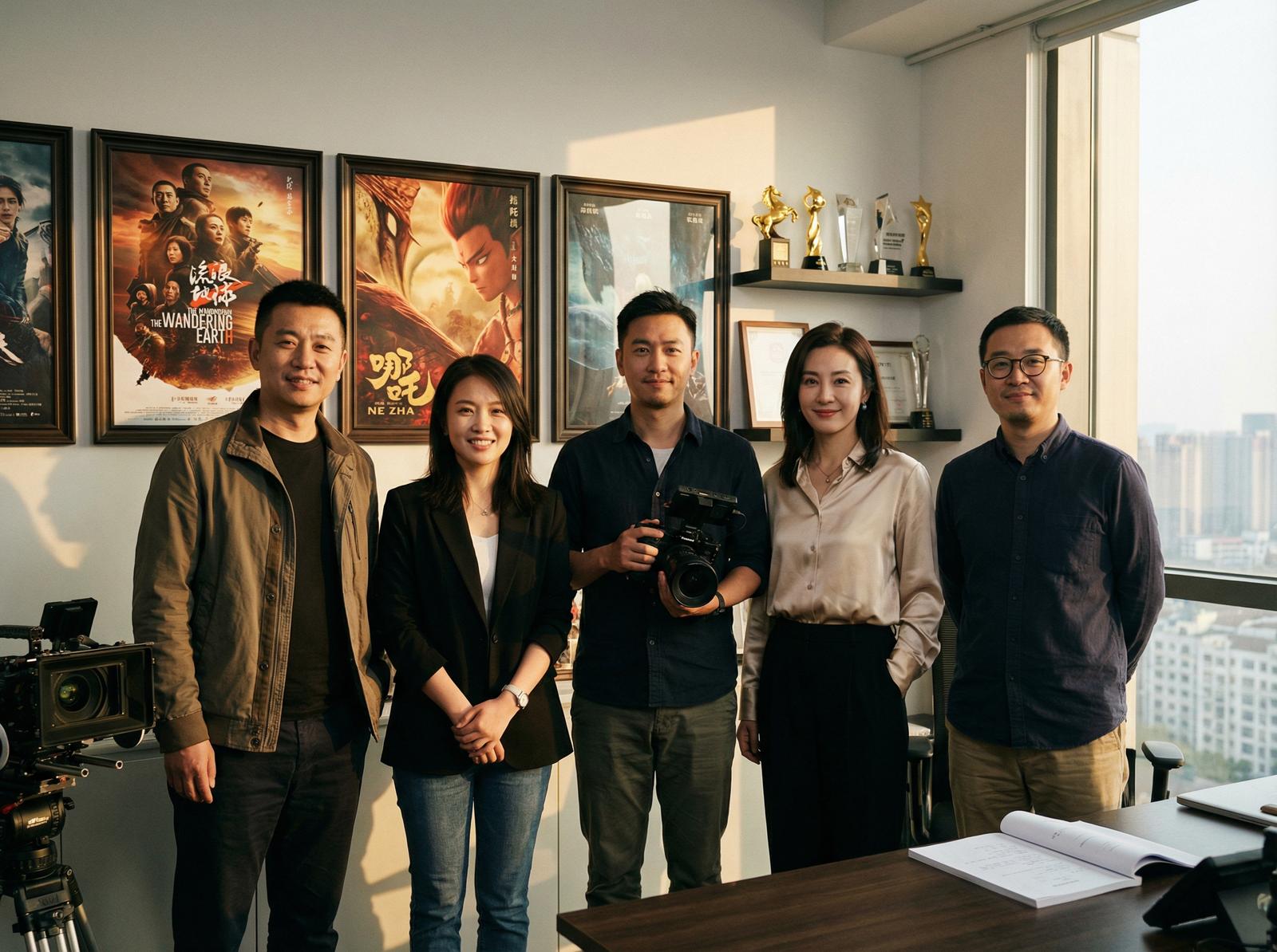 免费看片传媒专家团队合影